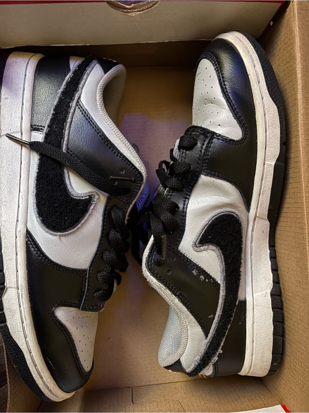 Nike Black and White Low-Top Sneakers